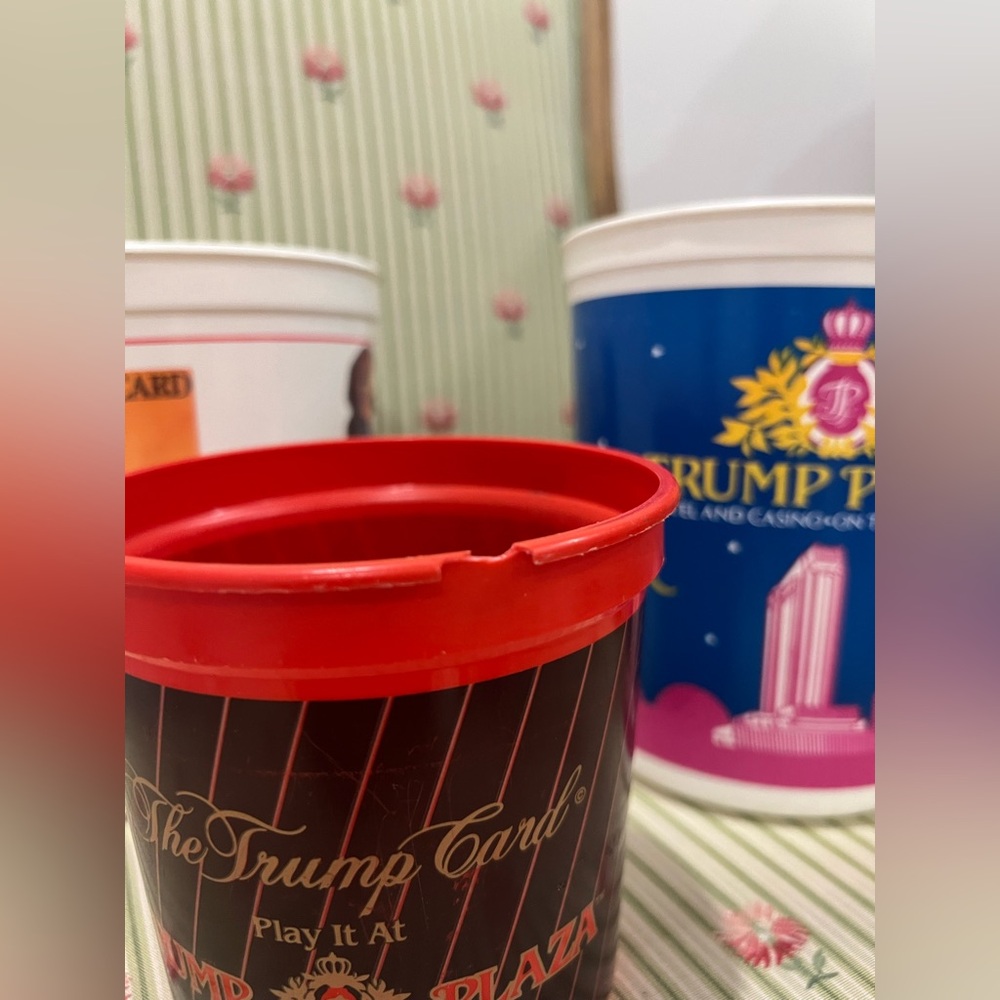 DONALD TRUMP Casino Buckets - TRUMP PLAZA + TRUMP'S CASTLE - Picture 6 of 10